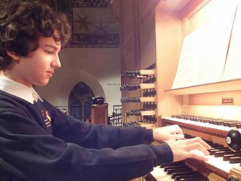 Ludwig Orel brillierte mit einer Toccata von Leon Boellmann. Foto: Manfred Welker
