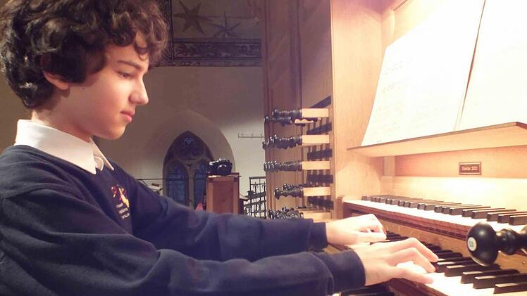 Ludwig Orel brillierte mit einer Toccata von Leon Boellmann. Foto: Manfred Welker