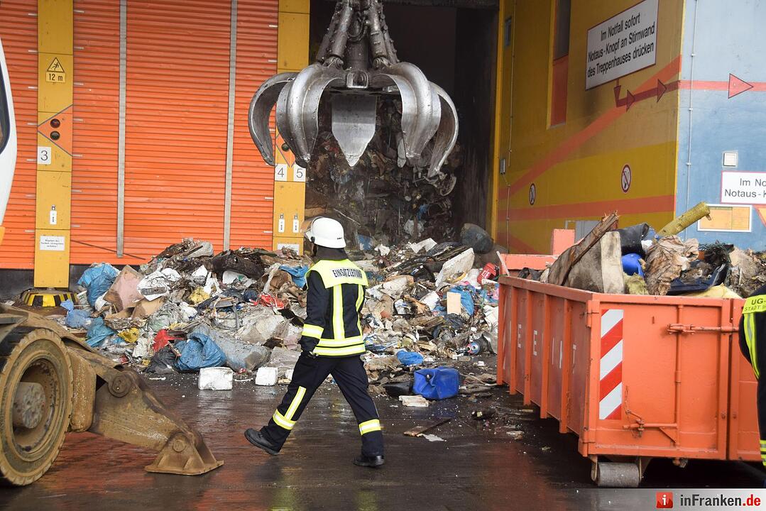 Brand in Müllheizkraftwerk
