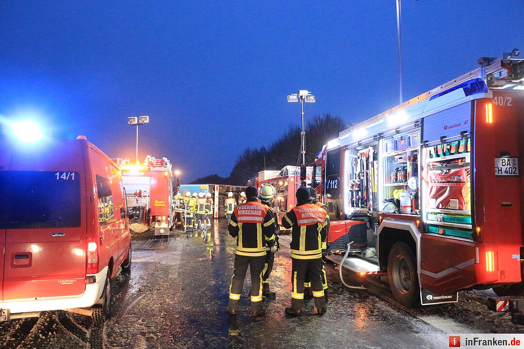 Unfall auf der A73 bei Hirschaid