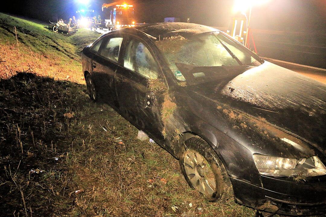 Nach Sturmböe: Unfall auf A3