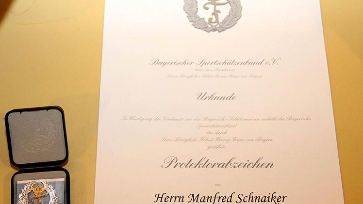 Manfred Schnaiker wurde ausgezeichnet.