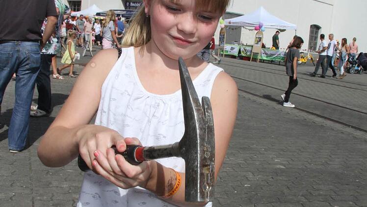 Für Lara Bürger (7) war das Jubiläumsfestival der Hammer. Foto: Sonja Adam