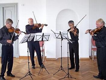 Das "Bayreuth-Festival Violinquartett" kommt zum letzten Mal nach Neudrossenfeld, zumindest in Originalbesetzung. Foto: Horst Wunner
