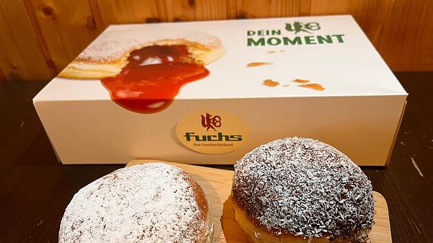 Ob klassisch mit Hiffemark und Zucker oder extravagant mit Vanille-Creme-F&uuml;llung und Schoko-Kokos-Mantel: Die Gewinner-Krapfen von der Fuchs B&auml;ckerei lassen kaum W&uuml;nssche offen.