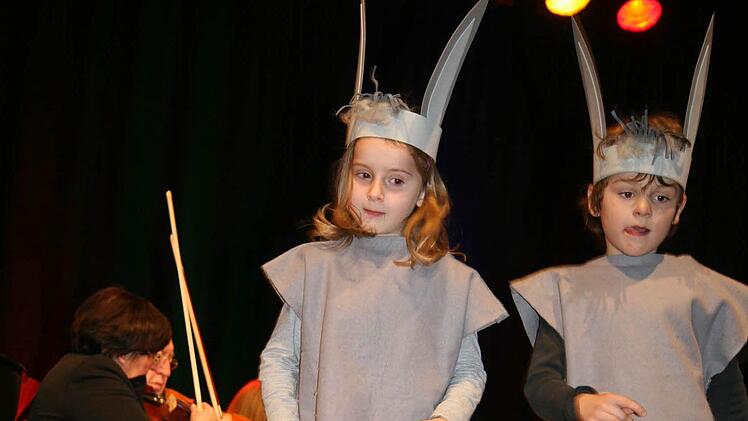 Auch zwei Eselchen mischten mit. Fotos: Sonja Adam