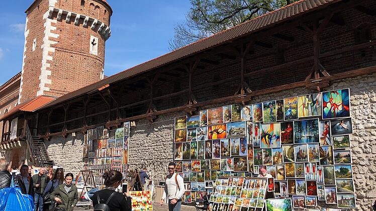 Die ehemalige Stadtmauer von Krakau