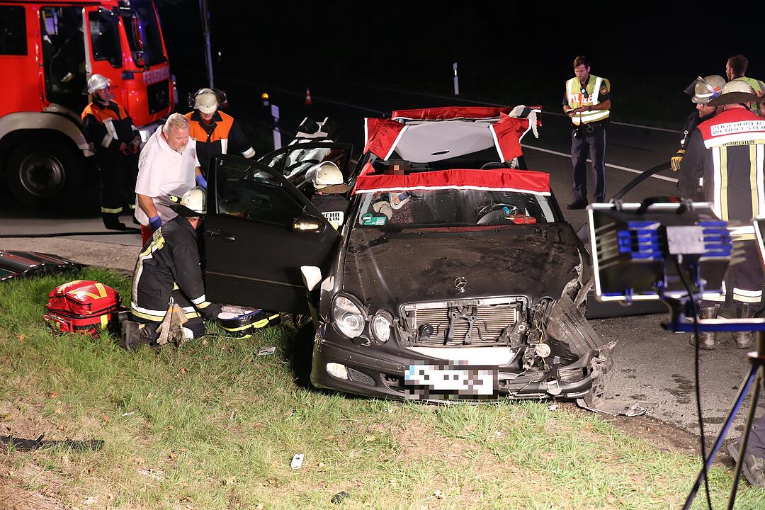 Vier Schwerverletzte bei Unfall nahe Wendelstein