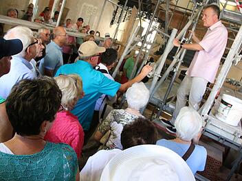 Architekt Ralf Alsheimer beim Tag des offenen Denkamls. Foto: Ralf Ruppert