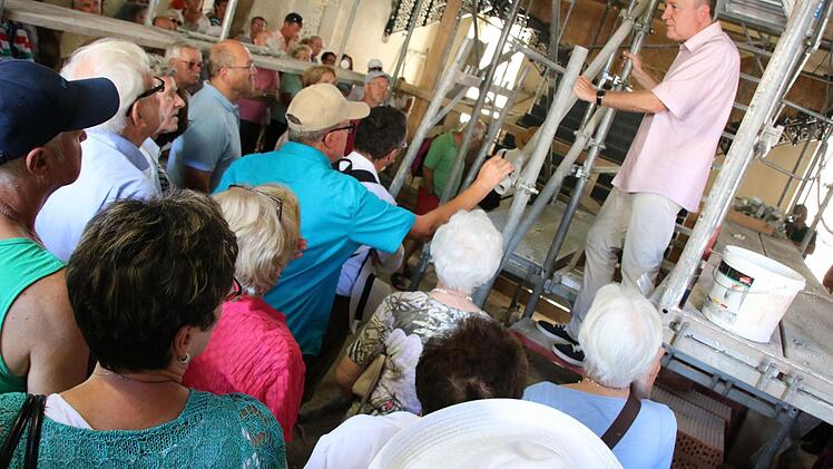 Architekt Ralf Alsheimer beim Tag des offenen Denkamls. Foto: Ralf Ruppert