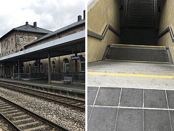 Kulmbach: Wird der Bahnhof endlich barrierefrei? Stadt startet neuen Anlauf
