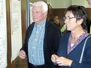 Bei der Priorisierung der Projekte: Hier die Effeltricher Gemeinderäte Gerd Wessels und Susanne Lasch-Siebold (beide DEL) Foto: Dagmar Niemann