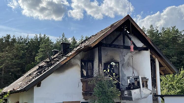 Dachstuhlbrand in Röttenbach