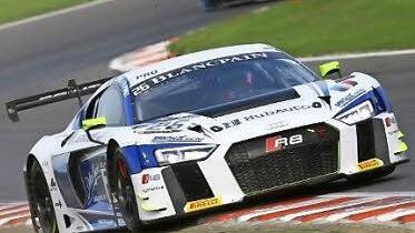 Christopher Haase behauptete sich beim Blancpain Sprint in Brand Hatch unter 37 Fahrzeugen im Vorderfeld. Foto: Saint&eacute;loc Racing