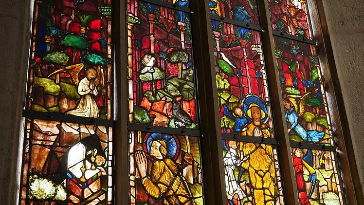 Ausschnitt aus dem Magdalenenfenster.Heike Beudert