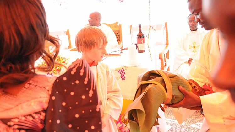 Marc Reif ministrierte beim Festgottesdienst. Foto: Stefan Reinmann