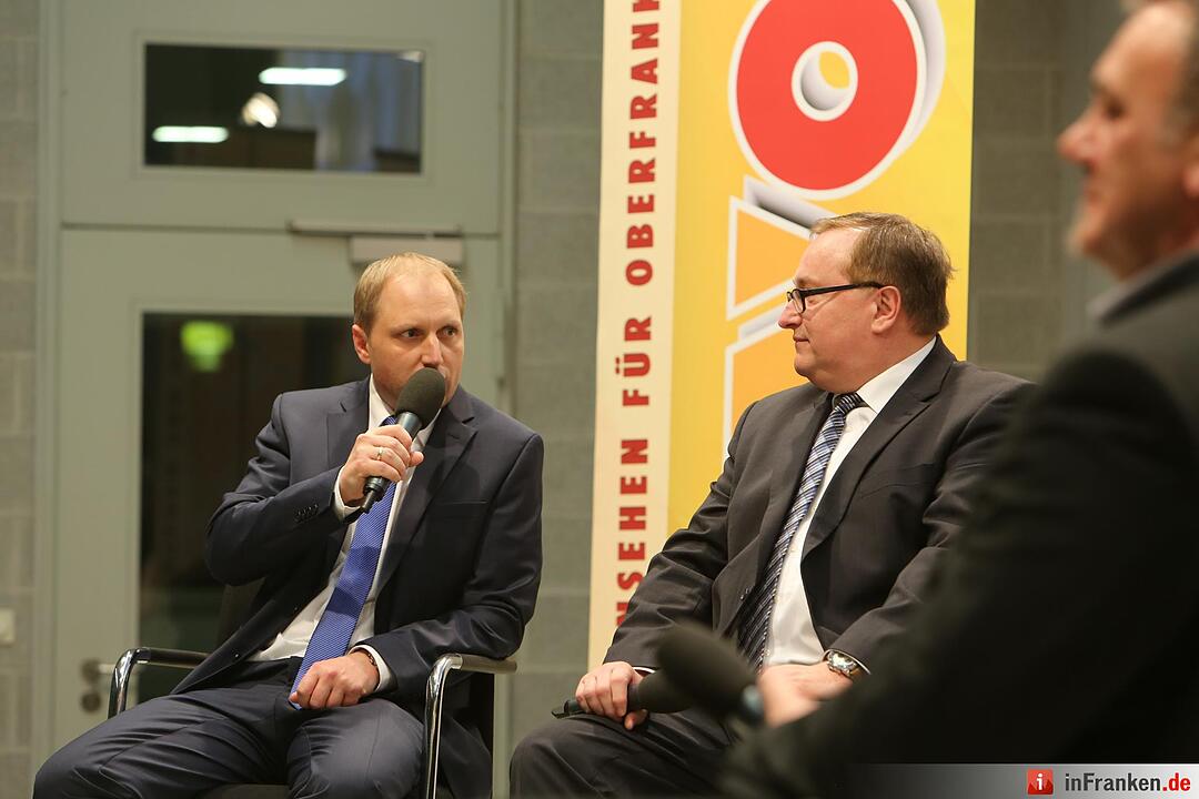 Podiumsdiskussion in Forchheim mit den OB- Kandidaten; Foto: Barbara Herbst