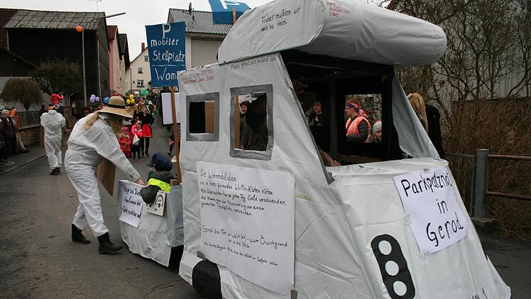 Parkplatznot in Geroda Gabriele Sell