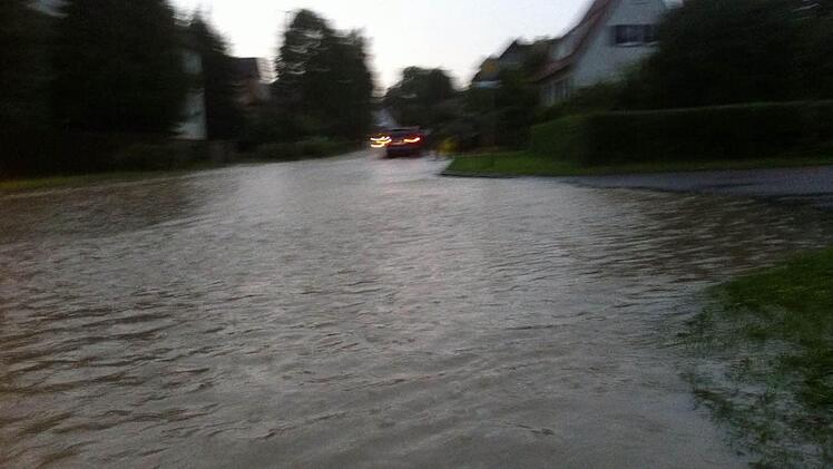 Hochwasser in Hegnabrunn Foto: Jürgen Gärtner