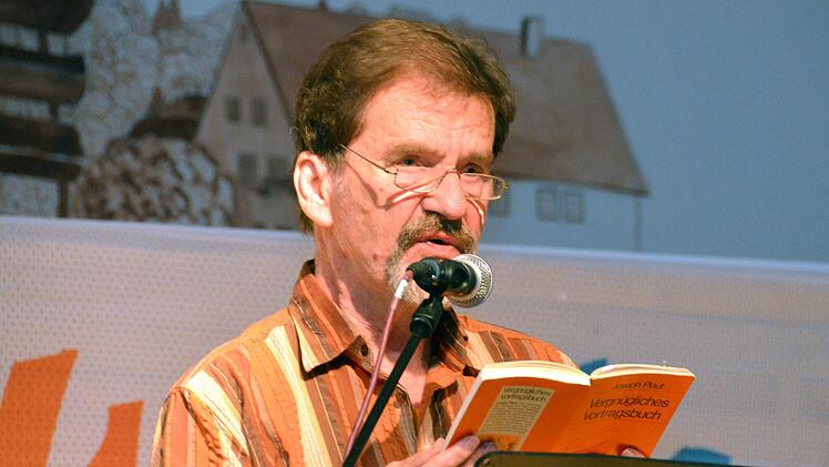 Vorleser Peter Ackermann Foto: Peter Rauch
