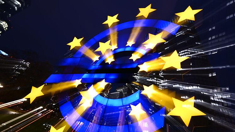 Euro-Skulptur in Frankfurt am Main