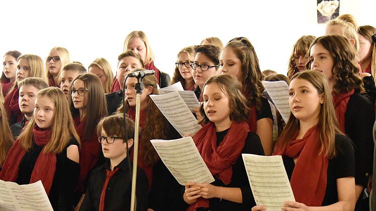 Der Kammerchor der Realschule "CO I" zeigte ein großes musikalisches Repertoire bei dem Weihnachtskonzert in der St.-Marien-Kirche. Foto: Gabi Arnold