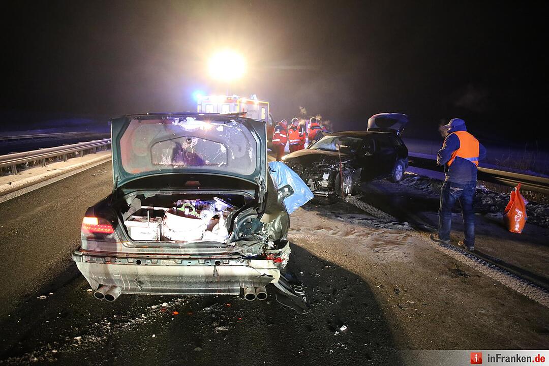 Mehrere Fahrzeuge an Unfall auf A72 beteiligt