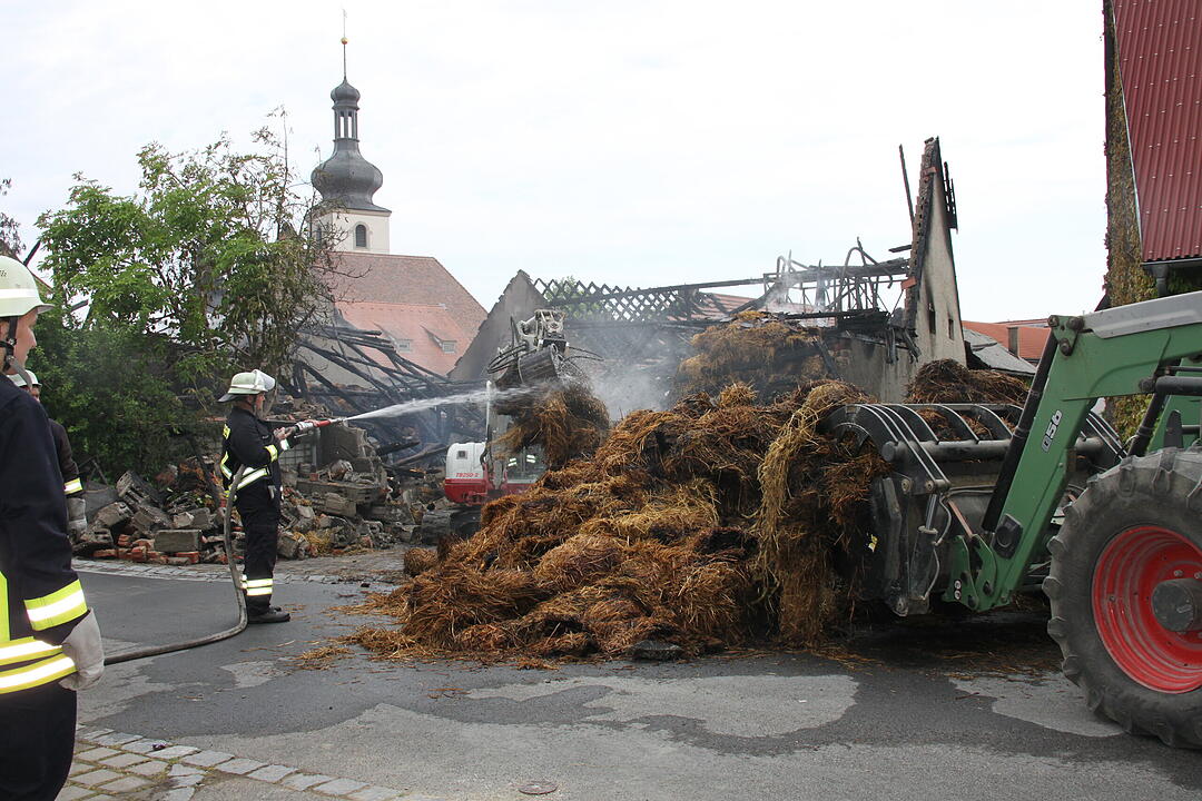 Scheunenbrand Nenzenheim