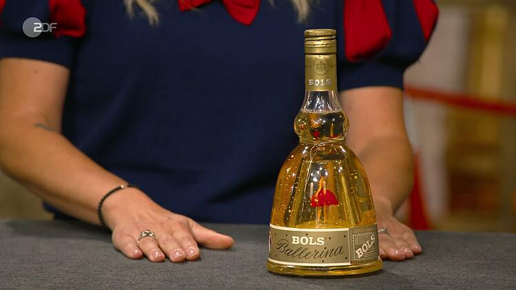 "Wow, da ist echtes Gold drin", rief Lichter beim Anblick der Flasche begeistert.