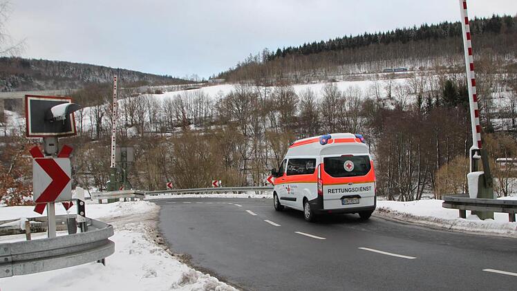 ... oder der Rettungsdienst. Alle müssen durch die Engstelle. Foto: Ulrike Müller