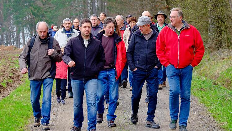Grenzgang zwischen Völkersleier und Dittlofsroda. Foto: Gerd Schaar