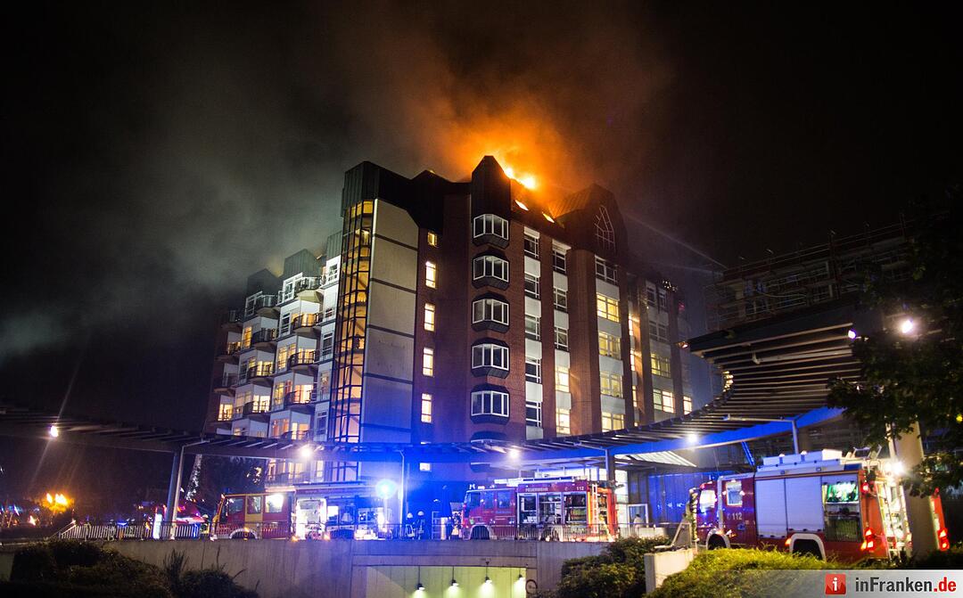 Brand im Krankenhaus Bergmannsheil Bochum