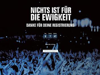 Ein Screenshot der Böhse-Onkelz-Homepage vom 22. Januar 2014.