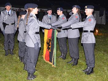 Am Donnerstag wurden  499 Offizieranwärter in Bad Bocklet vereidigt. Peter Rauch
