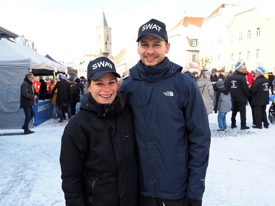 Eine der ersten Faschingsumzüge in der Region