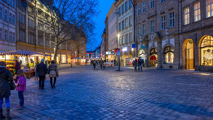 Bamberger Innenstadt bei Nacht