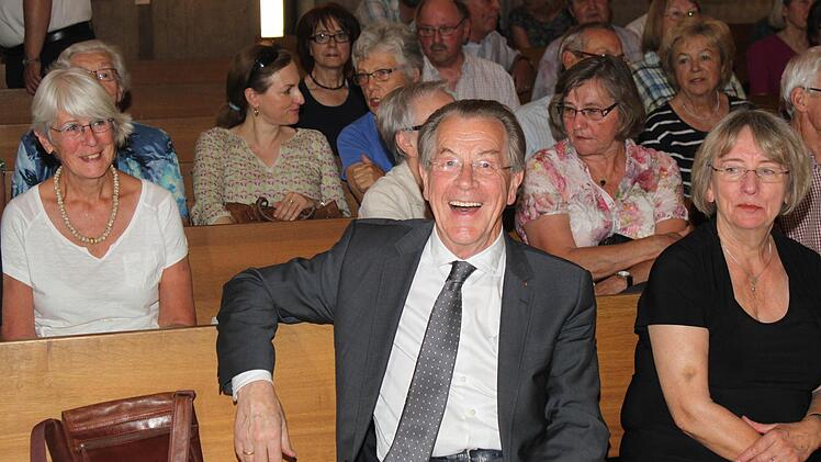 Müntefering hatte viel Spaß in Forchheim. Fotos: Carmen Schwind