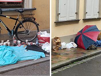 Obdachlose lässt Bamberger Anwohner verzweifeln - Kot und Urin vor Haustür