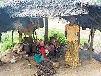 Feuerstelle und Schlafplatz für die gesamte Familie Fotos: privat