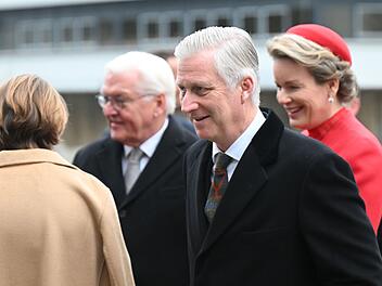 Belgisches K&ouml;nigspaar in Dresden