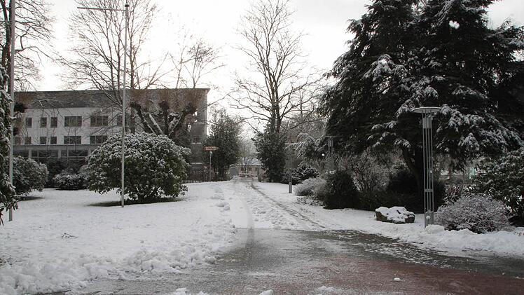 Wintereinbruch in Bad Brückenau. Foto: Ulrike Müller