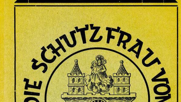 Das Textbuch für das Heimatsspiel "Die Schutzfrau von Münnerstadt" gibt es  noch im Antiquariatshandel.Repro Dieter Britz