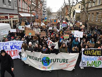 Die "Fridays for Future"-Demos werden am 12. Juli auch in Bamberg fortgesetzt (hier ein Bild von der ersten Demo im Februar).  Foto: Ronald Rinklef