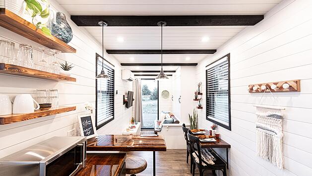 Ein Tiny House ermöglicht ein minimalistisches Leben.
