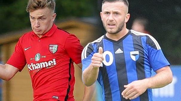 Zwei Brüder, ein Verein: Zu dieser Saison wechselte Artan Selmani (li.) vom Baiersdorfer SV zur SpVgg Jahn Forchheim, also dorthin, wo sein Bruder Adem seit einigen Jahren zu den absoluten Leistungsträgern gehört. anpfiff.info