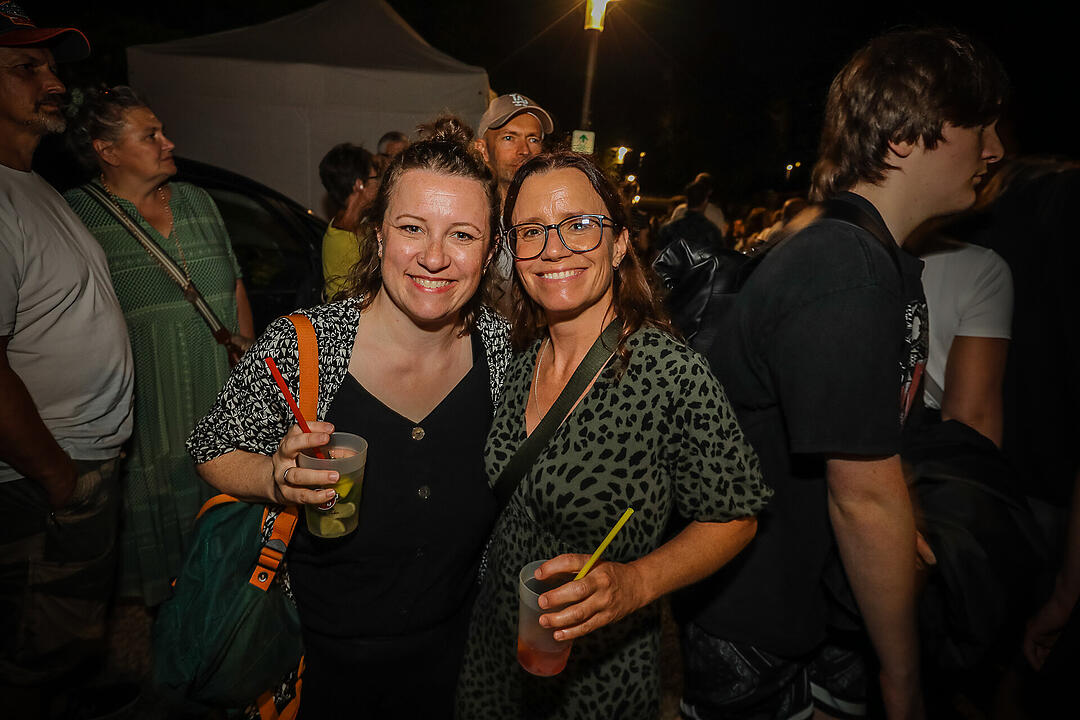 Beste Stimmung beim Stadtfest in Schweinfurt.