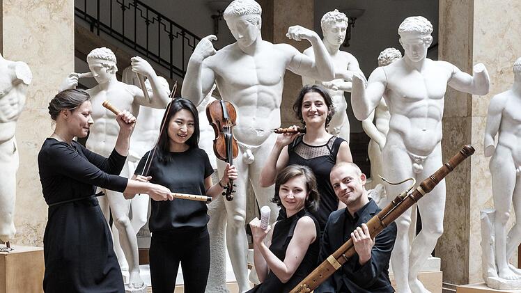 "colori del barocco" gastiert als Quartett am Freitag zum Zwischen-Spiel im Lola Montez-Saal. Foto: Franz Kimmel