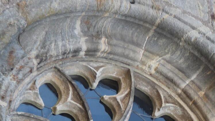 Rosette an der Westfassade Eckehard Kiesewetter