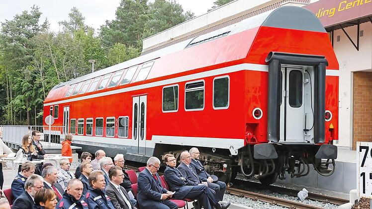 Der Trainingsbahnhof der Bundespolizei ist fertiggestellt. Foto: Matthias Hoch