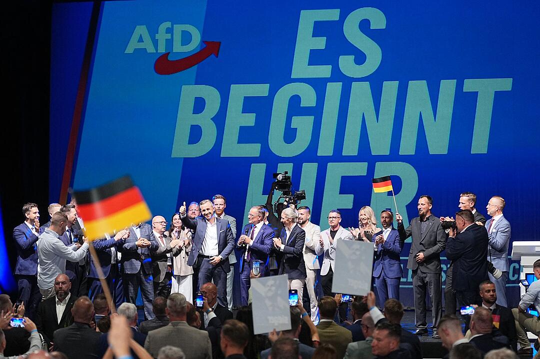 Landtagswahl in Sachsen-Anhalt - Wahlparty AfD